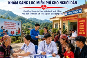 CHIỀNG SINH ĐẨY MẠNH TUYÊN TRUYỀN KHÁM SỨC KHỎE ĐỊNH KỲ, KHÁM SÀNG LỌC MIỄN PHÍ CHO NGƯỜI DÂN