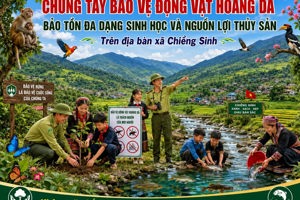 Chung tay bảo vệ động vật hoang dã, bảo tồn đa dạng sinh học và nguồn lợi thủy sản trên địa bàn xã Chiềng Sinh.